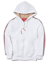 SHARKTRACK SPUCCI ZIPUP HOODIE (WHITE)