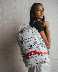 SHARKS IN PARIS GLITCH RIDER BACKPACK (DLXV)